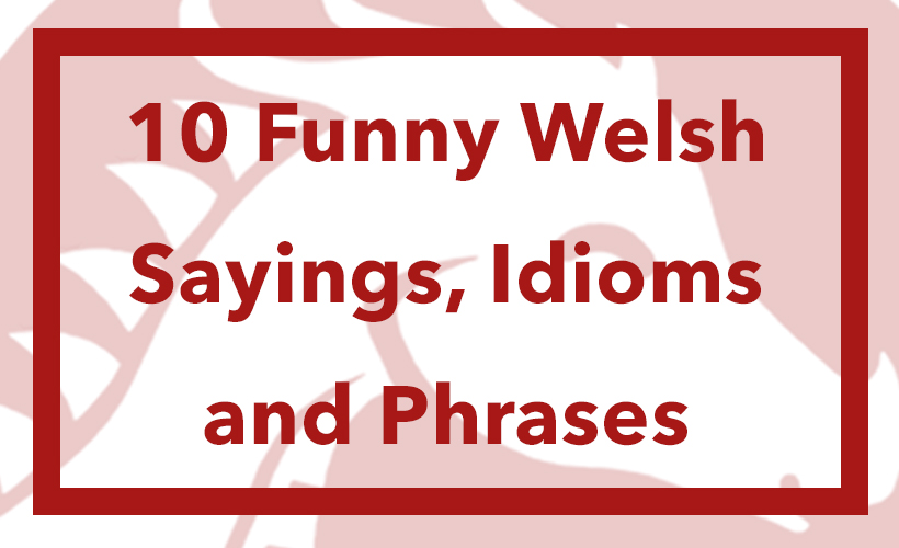 10 Funny Welsh Sayings, Idioms and Phrases – We Learn Welsh
