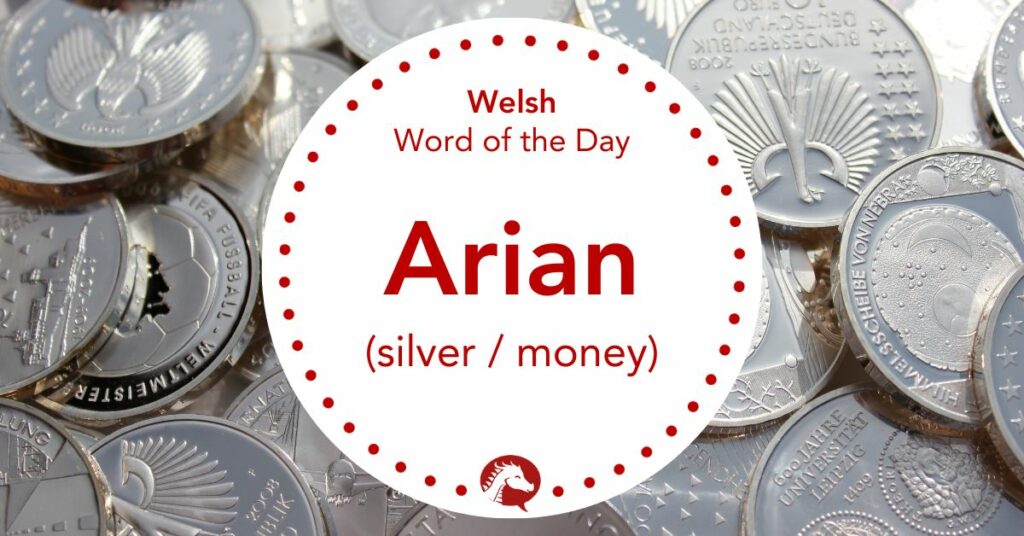 welsh word for silver