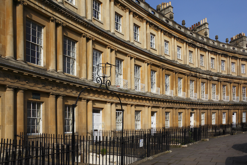 The Circus in the City of Bath in South West England