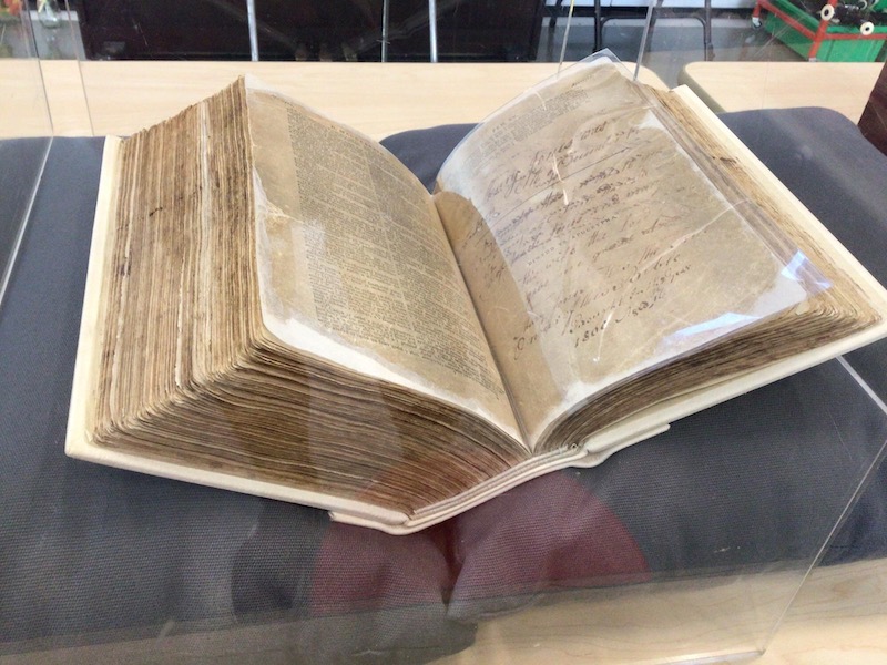 The very Bible that Mary Jones walked to buy in the 1800s