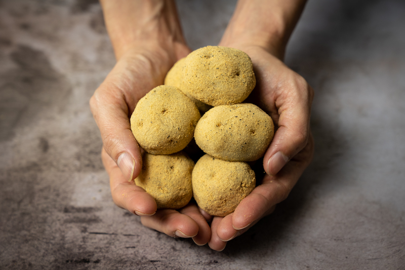 Japanese creative potato shaped dango or dessert