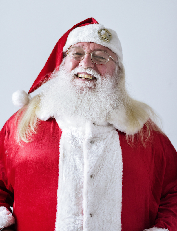Portrait of happy Santa Claus