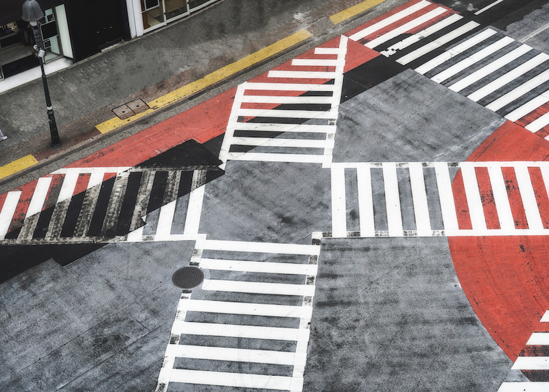 empty crosswalk